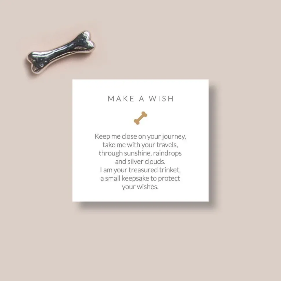 Trinket Wish Bone Blue