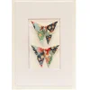 Card Twin Butterfly Blossom Green