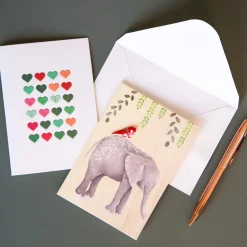 Card Wooden Fox Kiss