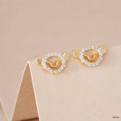 Disney Earring Diamante Simba Face Stencil