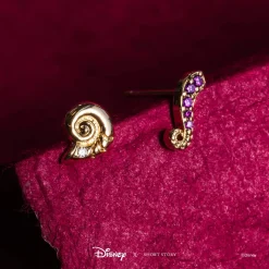 Disney Earring Diamante Ursula Snail Shell and Tentacle
