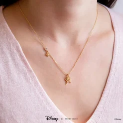 Disney Necklace Charm Diamante Wand