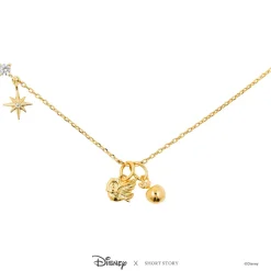 Disney Necklace Charm Diamante Apple