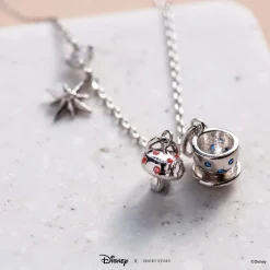 Disney Necklace Charm Diamante Mushroom