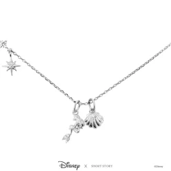 Disney Necklace Charm Diamante Clam