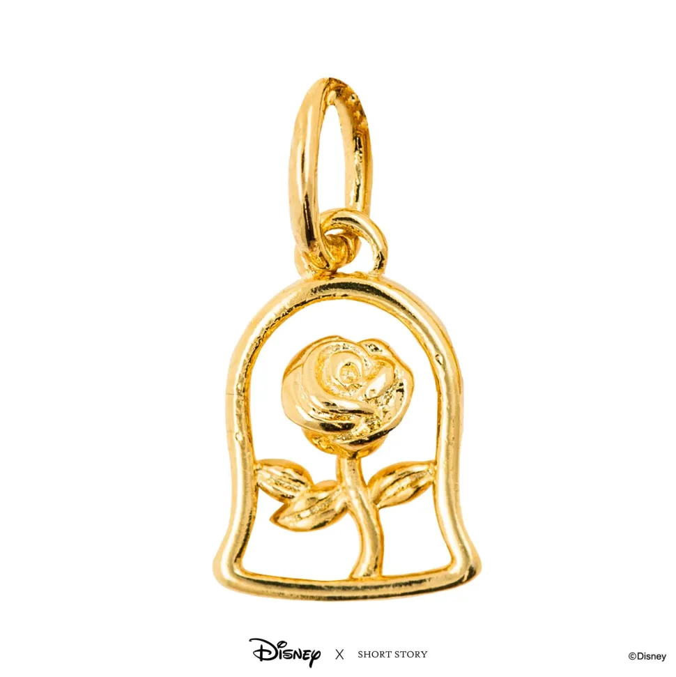 Disney Necklace Charm Enchanted Rose