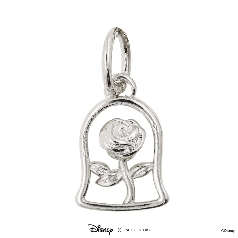 Disney Necklace Charm Enchanted Rose