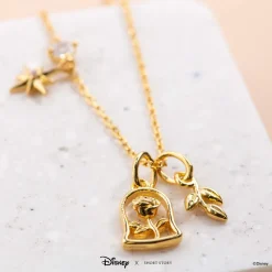 Disney Necklace Charm Leaves