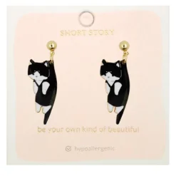Drop Earring Cat