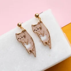 Drop Earring Cat