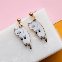 Drop Earring Cat