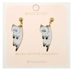 Drop Earring Cat