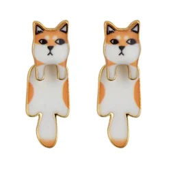 Drop Earring Dog Shiba *