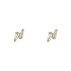 Earring Diamante Bolt