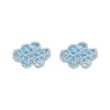 Earring Diamante Cloud Blue *