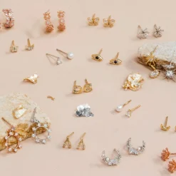 Earring Diamante Evil Eye