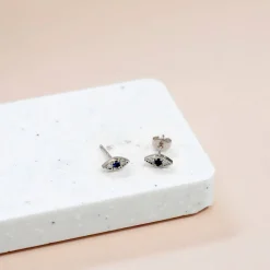 Earring Diamante Evil Eye