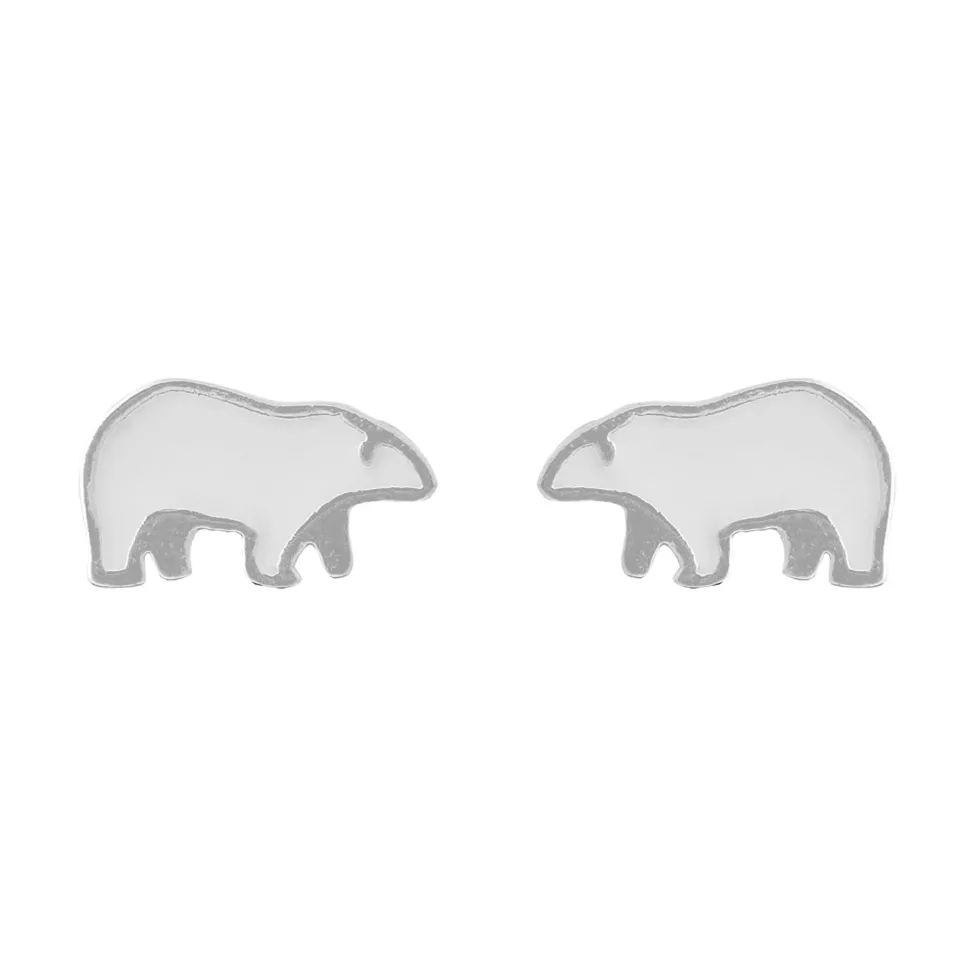 Earring Epoxy Polar Bear