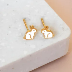Earring Epoxy Rabbit