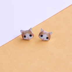Earring Kitten Ginger *