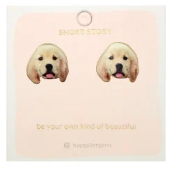 Earring Puppy Golden Retriever
