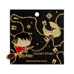Harry Potter Enamel Pin Harry & Golden Snitch