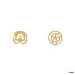Marvel Earring Captain America & Vibranium Shield