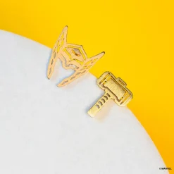 Marvel Earring Thor & Mjolnir Hammer