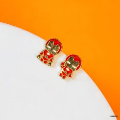 Marvel Epoxy Earring Iron Man