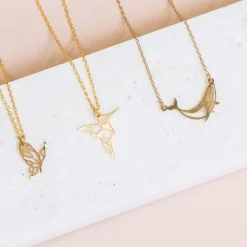 Necklace Butterfly Stencil