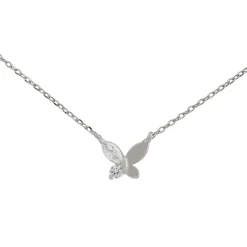Necklace Diamante Half Butterfly