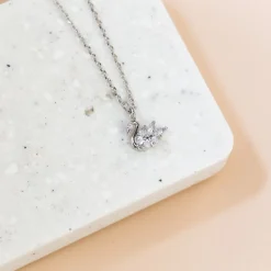 Necklace Diamante Swan