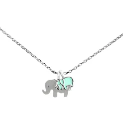 Necklace Epoxy Elephant