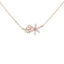 Necklace Flower and Leaves