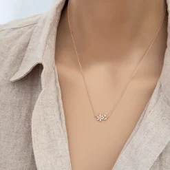 Necklace Flower and Leaves