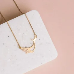 Necklace Whale Stencil