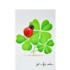 Small Card Ladybird Clover