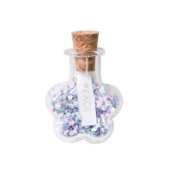 Trinket Bottle Peace Flower Pastel