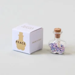 Trinket Bottle Peace Flower Pastel