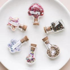 Trinket Bottle Peace Flower Pastel