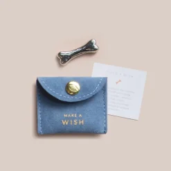 Trinket Wish Bone Blue